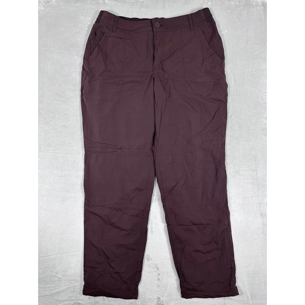 REI Co-op Fleece‎ Lined Hiking Pants Brown Excellent Womens Size 16